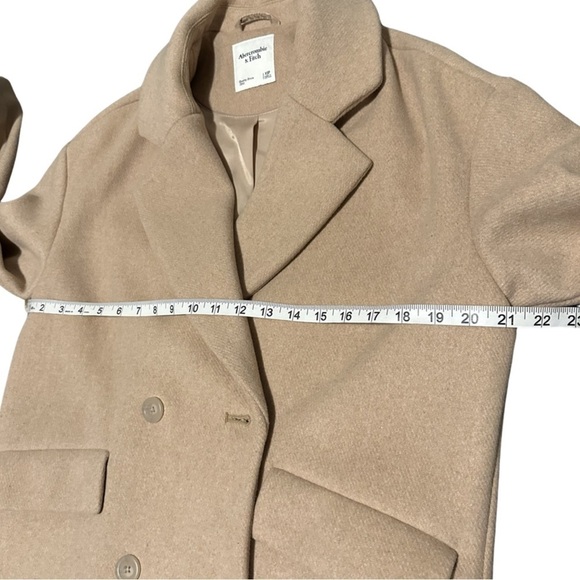 A&F Oversized Wool-Blend Short Coat NWOT PETITE - Picture 17 of 17